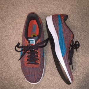 Orange/Blue Puma Sneakers